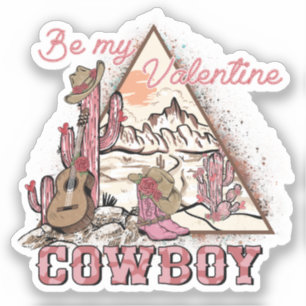 Adesivo Seja Meu Namorados - País Ocidental Cowboy