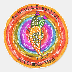 Adesivo Seja Negrito e Bonito e Simplesmente Vestido