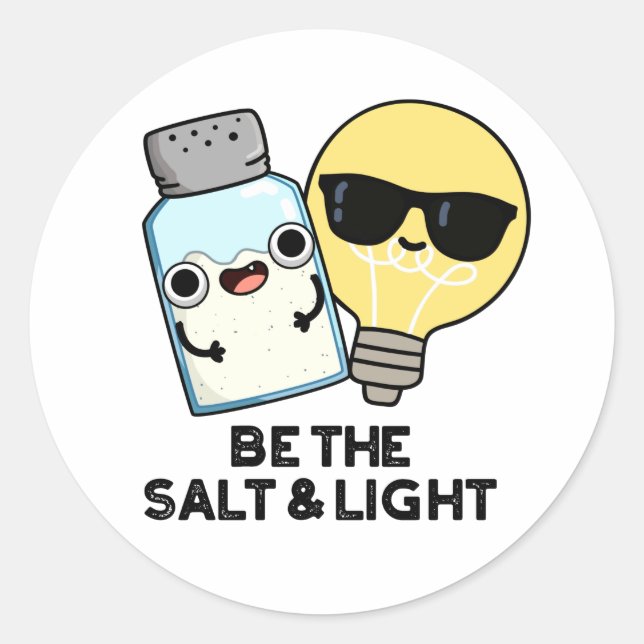 Adesivo Seja O Sal E A Bíblia Engraçada (Frente)