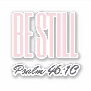 Adesivo Seja Psalm KJV Christian