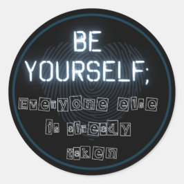 Adesivo Seja você mesmo