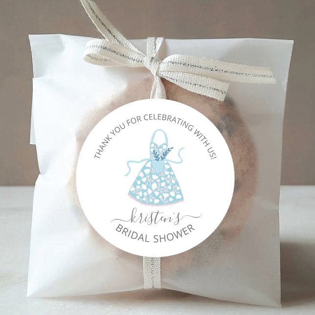 Adesivo Selagem de Envelope de Chá de panela Apron Floral  (Criador carregado)