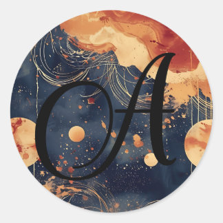 Adesivo Selagens de Envelope Celestial Personalizadas