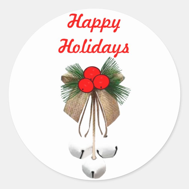 Adesivo Selagens de envelopes de enfeites de natal (Frente)