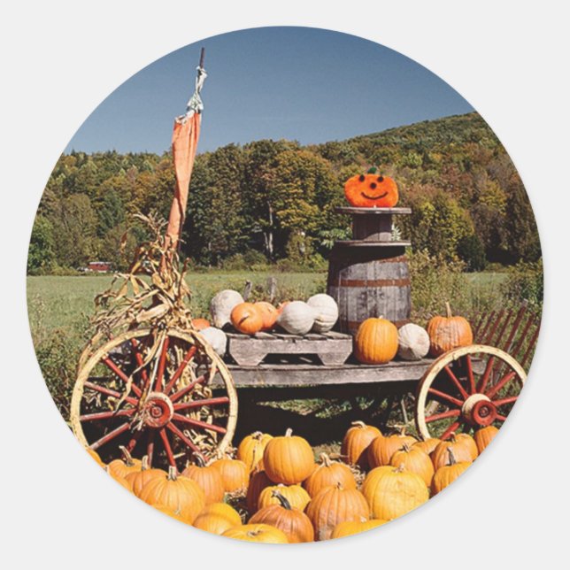 Adesivo Selagens de envelopes de outono (Frente)