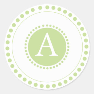 Adesivo Selagens de envelopes personalizados do verde limã