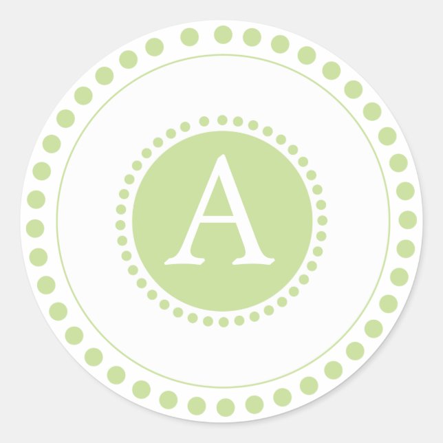 Adesivo Selagens de envelopes personalizados do verde limã (Frente)