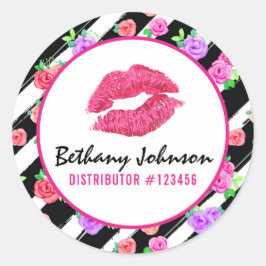 Adesivo Selante de embalagem Glam Rose Kiss distribuidor d