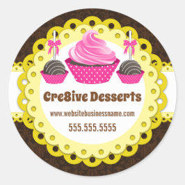 Adesivo Selantes de empacotamento de Pop de bolos elegante