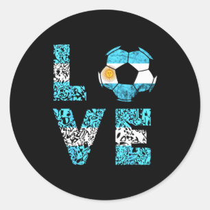 Adesivo Seleção Argentina de Futebol Argentina Amor Ll Arg