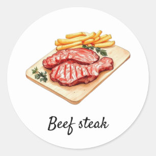 Adesivo Seleção de Farinhas de Carne e Bife Personalizados