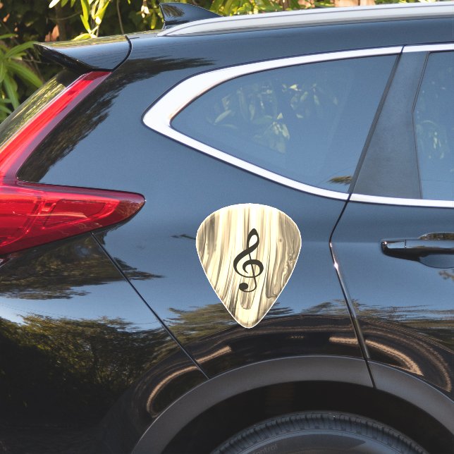 Adesivo Seleção de Violão de Nota de Música Personalizada (Lado do carro)