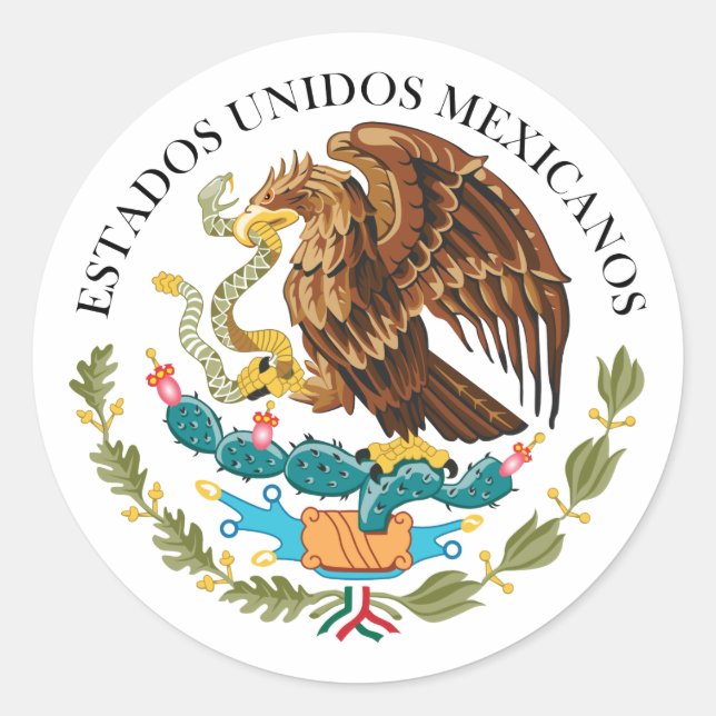 Adesivo Selem o Governo México, México (Frente)
