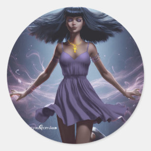 Adesivo Selene The Magicia - Fantasy Sticker