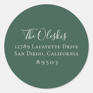 Adesivo Seletor de Endereços de Retorno Verde do Caçador M