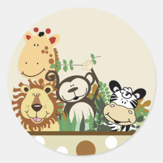 Adesivo Seletor de Envelope da Tripulação de Zoo - Banho