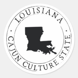 Adesivo Seletor de Envelope de Cultura Cajun da Louisiana