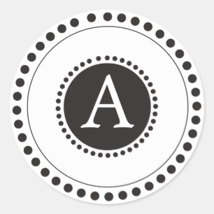 Adesivo Seletor de envelope personalizado preto