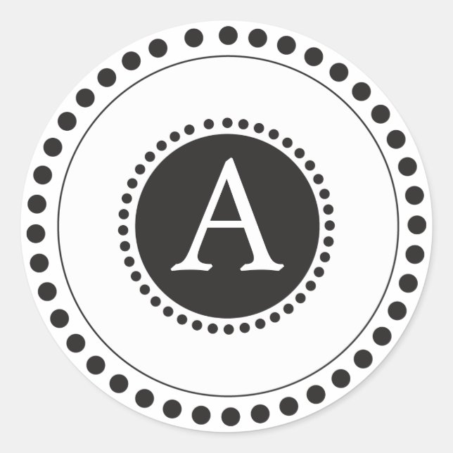 Adesivo Seletor de envelope personalizado preto (Frente)