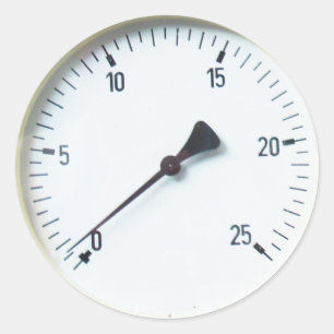 Adesivo Seletor Sickers do calibre de pressão do vapor