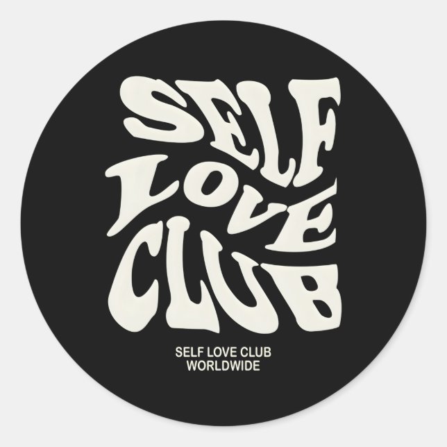 Adesivo Self Love Club (Frente)