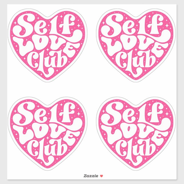 Adesivo Self Love Club Sticker (Folha)