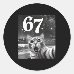 Adesivo Selfie de Gato Com 67 Meme Gatos Engraçados Gráfic
