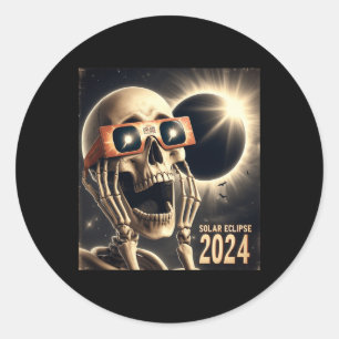 Adesivo Selfie Skeleton Kids Mens Eclipse Solar 2