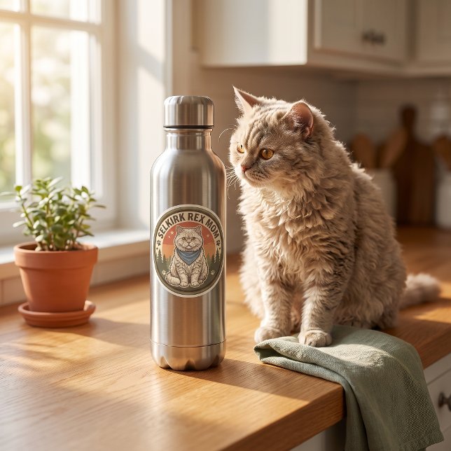Adesivo Selkirk Rex Presente para Mãe de Gato (Criador carregado)