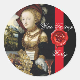 ADESIVO SELO ANTIGO DA CERA DO PARTIDO DA DEGUSTAÇÃO DE