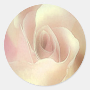 Adesivo Selo cor-de-rosa do envelope do ouro