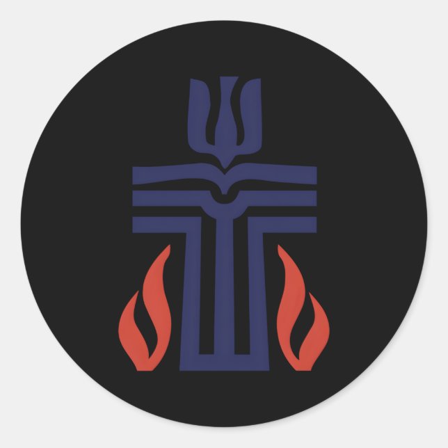 Adesivo Selo Cruzado da Igreja Presbiteriana (Frente)
