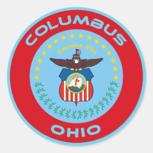 Adesivo Selo da bandeira de Columbo Ohio