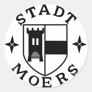 Adesivo Selo da Cidade de Moers, Alemanha