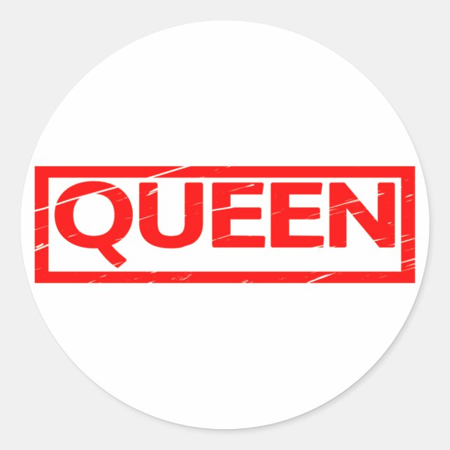 Adesivo Selo da Rainha (Frente)