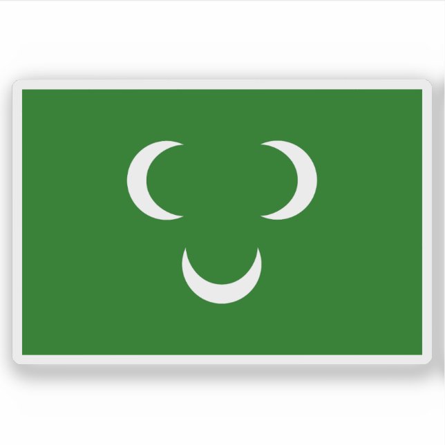 Adesivo Selo da Regência de Tripoli, Líbia (1551-1912) (Frente)