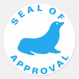 Adesivo Selo de aprovação