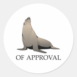 Adesivo Selo de aprovação