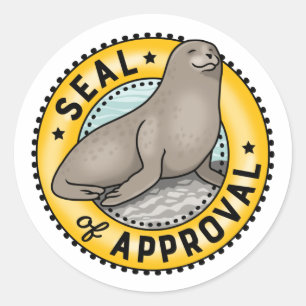Adesivo Selo de aprovação