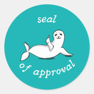 Adesivo selo de aprovação