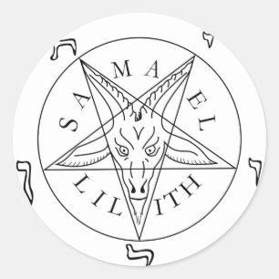 Adesivo Selo de Baphomet