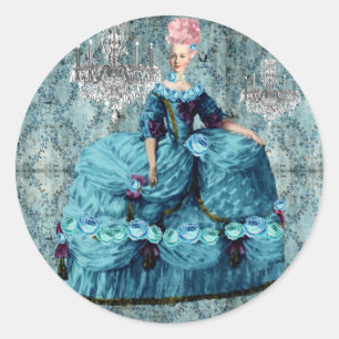 Adesivo Selo de Bella Azul Marie-Antoinette