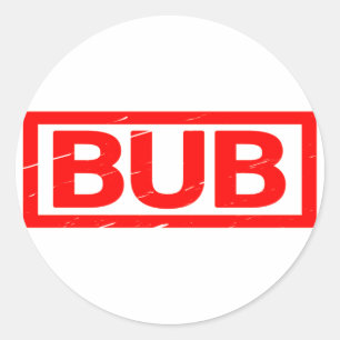 Adesivo Selo de Bub