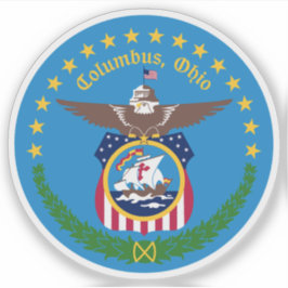 Adesivo Selo de Columbus, Ohio, EUA