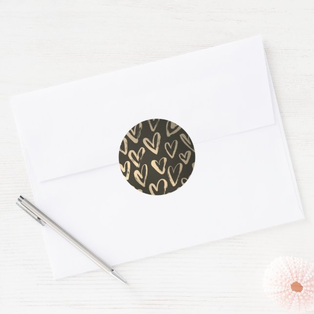 Adesivo Selo de convite para casamento elegante (Envelope)