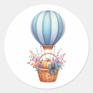 Adesivo Selo de Convite para Chá de fraldas Sticker-Rustic