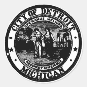 Adesivo Selo de Detroit