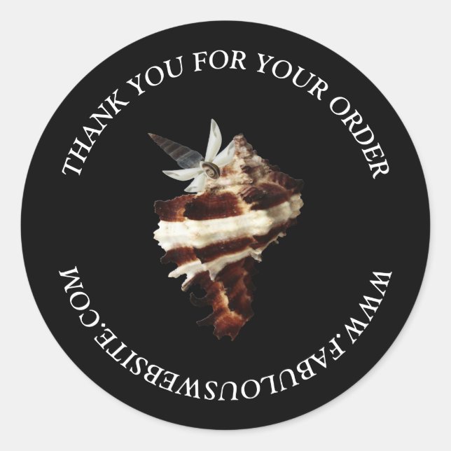 Adesivo Selo de empacotamento para pequenas empresas Obrig (Frente)