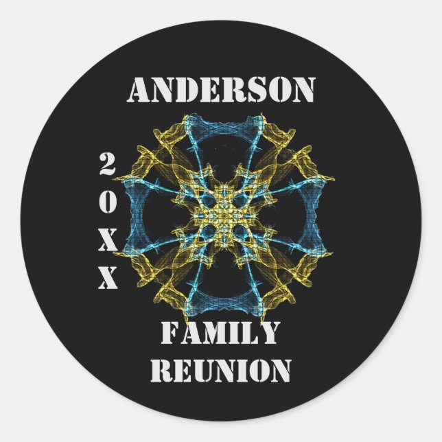 Adesivo Selo de Envelope Celestial do Espaço Exterior (Frente)