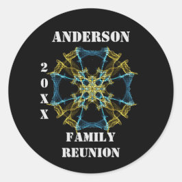 Adesivo Selo de Envelope Celestial do Espaço Exterior